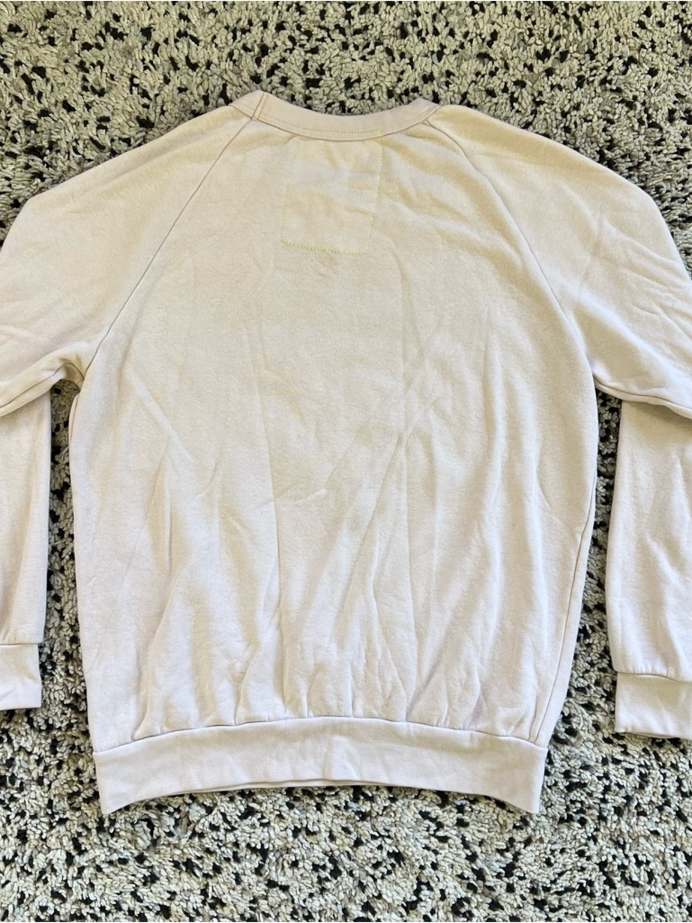 Aviator Nation Tiger Sweatshirt Light Beige Cream Lightweight Crewneck Medium - Picture 14 of 14